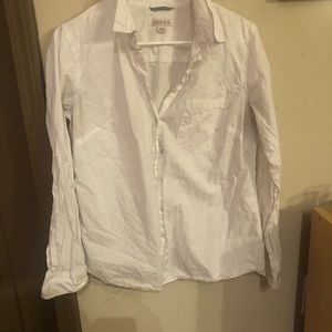 White button down